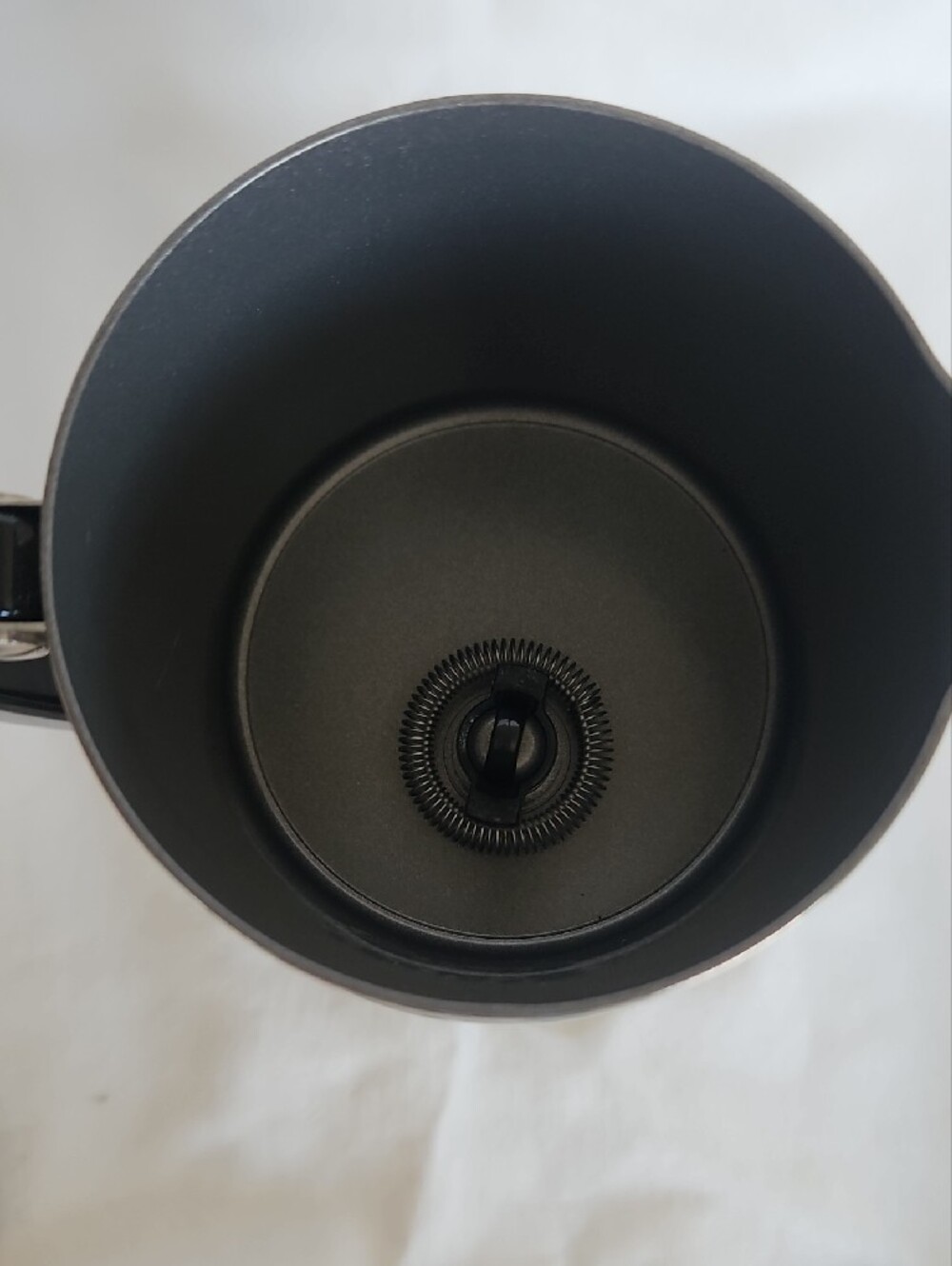 Nespresso Silver and Black Stainless Milk Frother - Picture 7 of 8